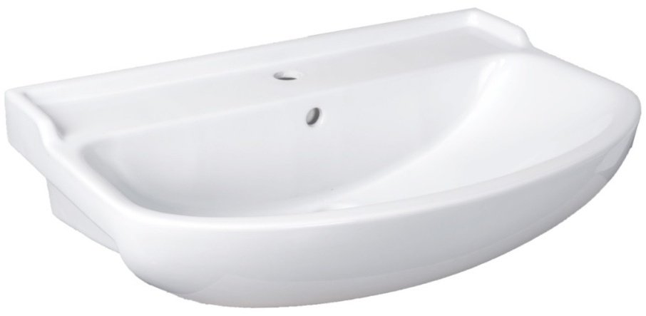 Тумба с раковиной AVK Верона 2 ящика, 70x70x45 см, белый, серый