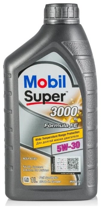 Моторное масло Синтетическое MOBIL Super 3000 X1 Formula FE 5W-30 1 л