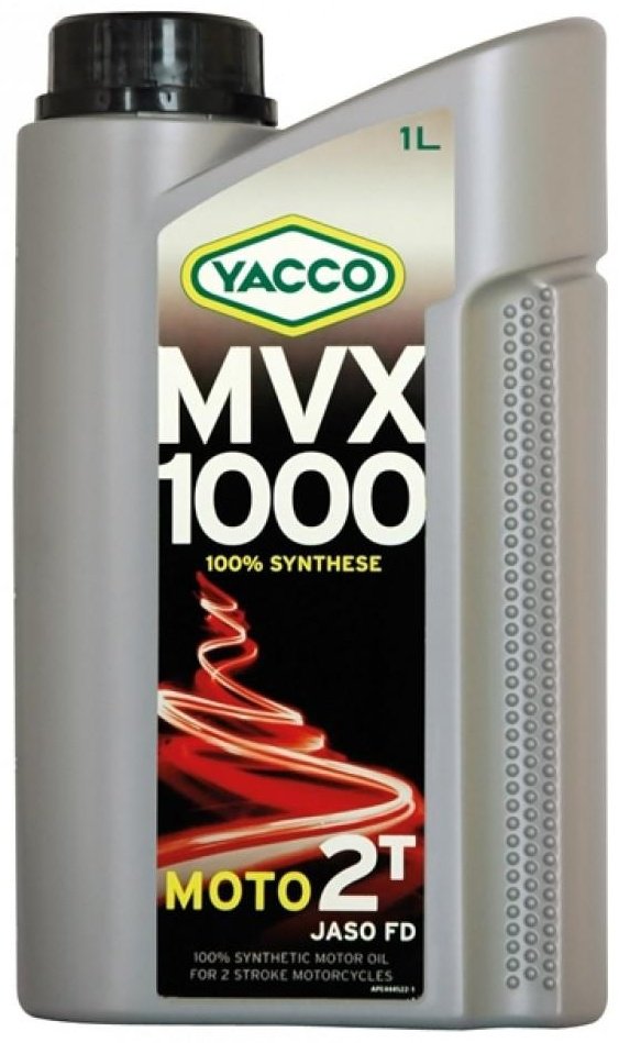 Моторное масло Синтетическое Yacco MVX 1000 2T 1 л купить,0