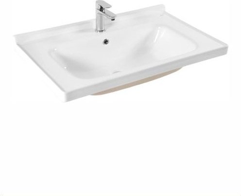 Тумба с раковиной AVK, Лира, 2 Двери, 60x70x45 см, серый, коричневый