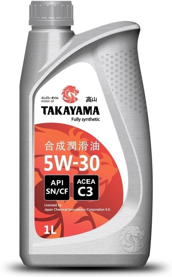 Моторное масло Синтетическое Takayama Fully Synthenic 5W-30 1 л