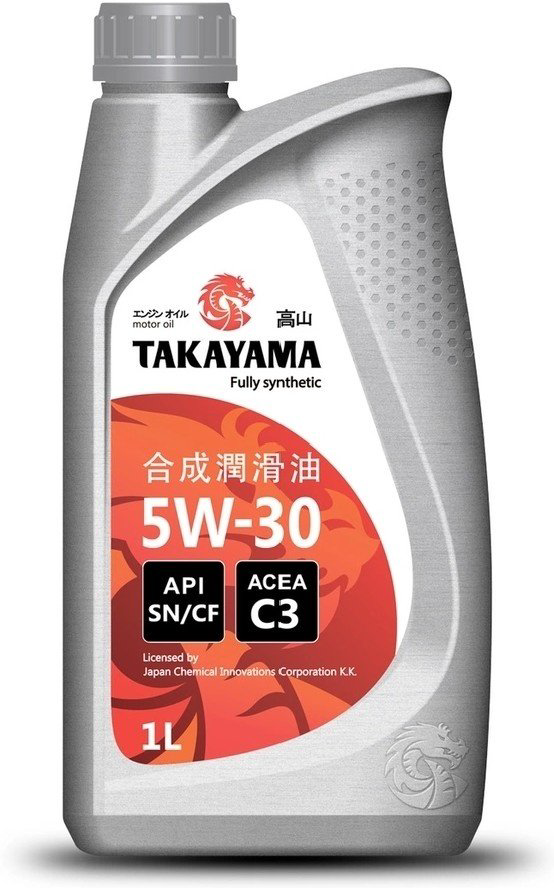 Моторное масло Синтетическое Takayama Fully Synthenic 5W-30 1 л купить,14800