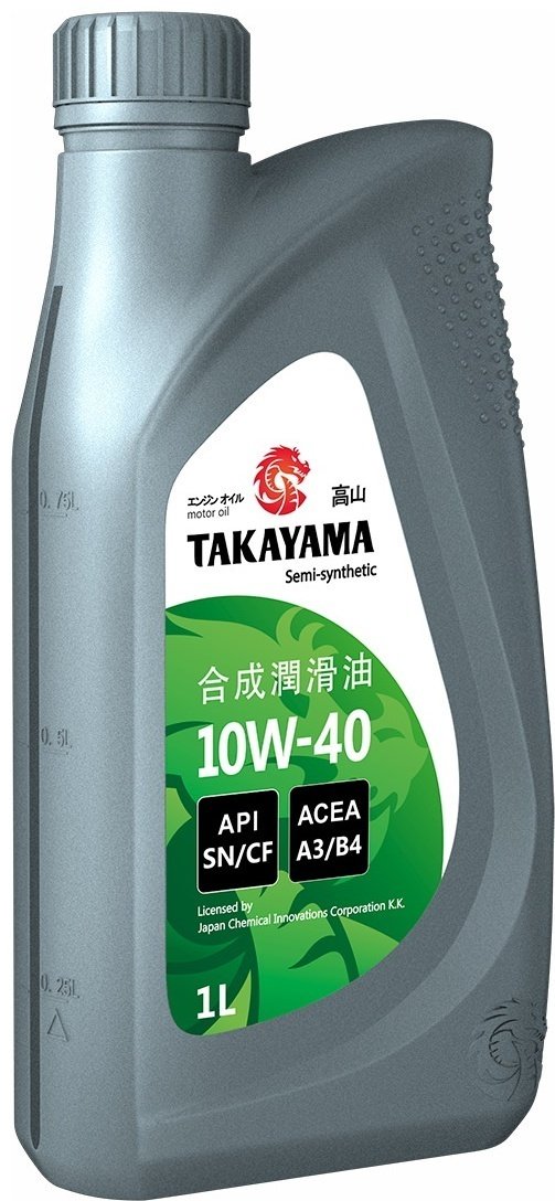 Моторное масло Полусинтетическое Takayama SN/CF 10W-40 1 л