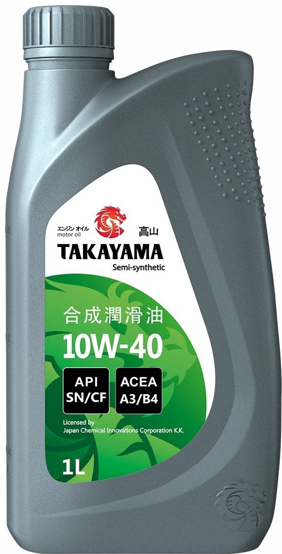 Моторное масло Полусинтетическое Takayama SN/CF 10W-40 1 л купить,14700