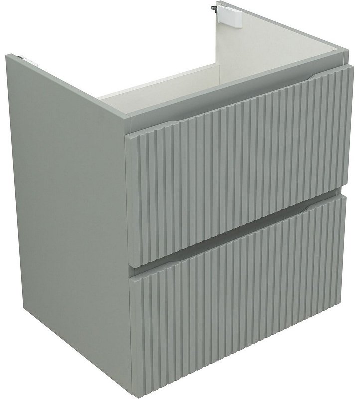 Тумба с раковиной Kabinka.kz Flat 60 335432 60x63.7x45.5см серый купить,NaN