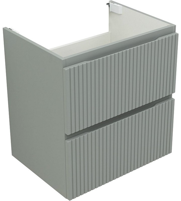 Тумба с раковиной Kabinka.kz Flat 60 335432 60x63.7x45.5см серый купить,NaN