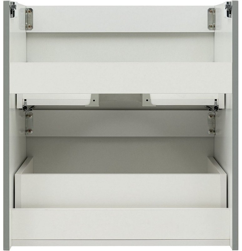 Тумба с раковиной Kabinka.kz Flat 60 335432 60x63.7x45.5см серый купить,NaN
