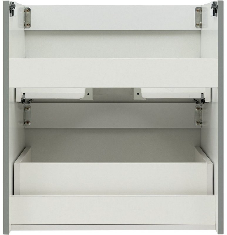 Тумба с раковиной Kabinka.kz Flat 60 335432 60x63.7x45.5см серый купить,NaN