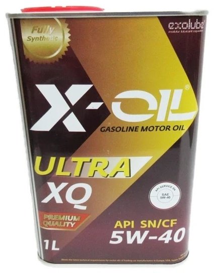 Моторное масло Синтетическое X-OIL Ultra XQ 5W-40 1 л
