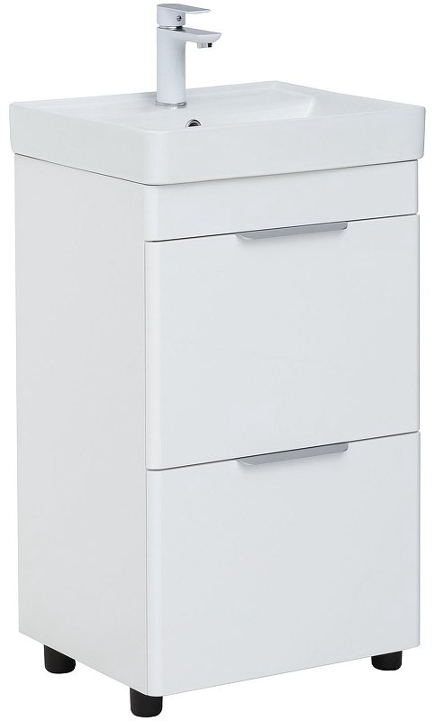 Тумба с раковиной KABINKA.KZ Ирис 50 310151, 48.4x77.2x40 см, белый купить,NaN
