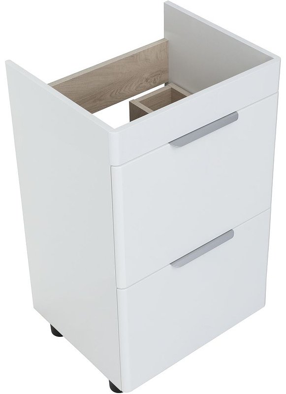 Тумба с раковиной KABINKA.KZ Ирис 50 310151, 48.4x77.2x40 см, белый