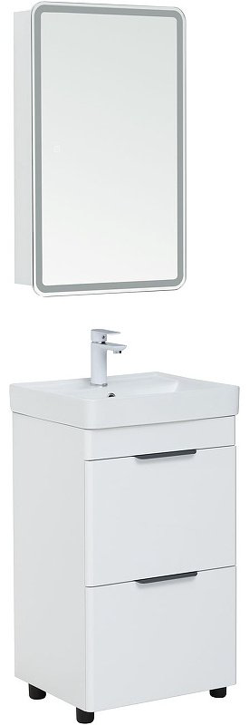 Тумба с раковиной KABINKA.KZ Ирис 50 310151, 48.4x77.2x40 см, белый купить,NaN