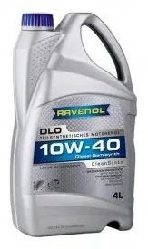 Моторное масло Полусинтетическое RAVENOL DLO 10W-40 4 л