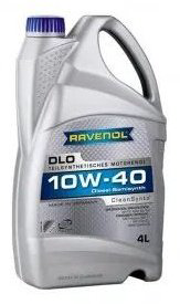 Моторное масло Полусинтетическое RAVENOL DLO 10W-40 4 л купить,34800