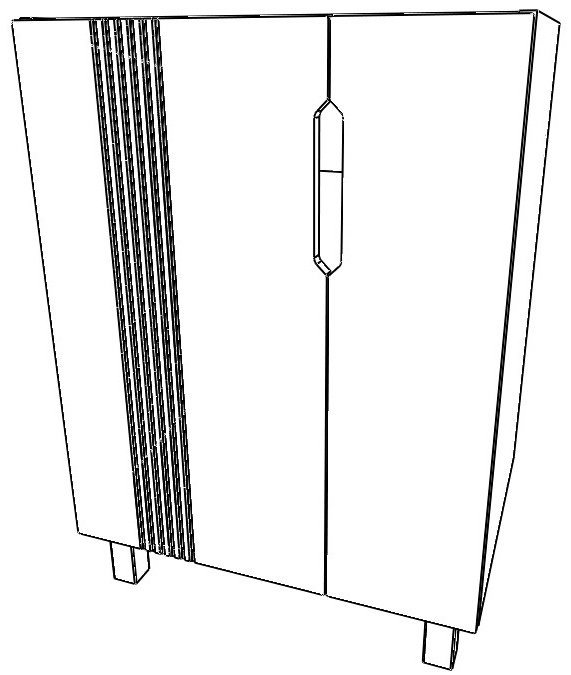 Тумба с раковиной Kabinka.kz Адай 59x71.6x44.5см коричнего-серый купить,NaN