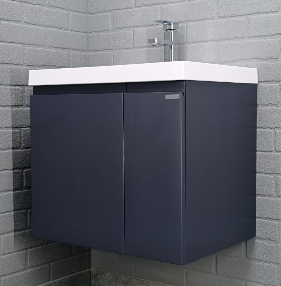 Тумба с раковиной Kabinka.kz Байтерек 59.2x50x42.6см графит купить,NaN