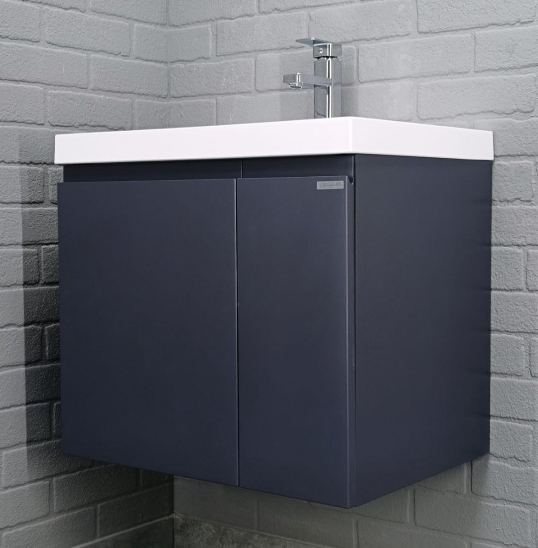 Тумба с раковиной Kabinka.kz Байтерек 59.2x50x42.6см графит купить,NaN