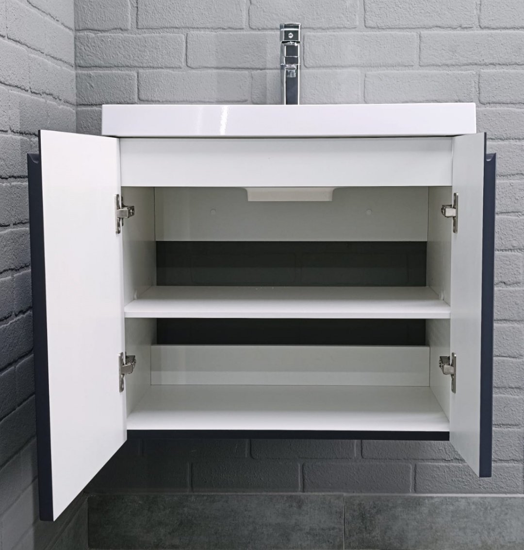 Тумба с раковиной Kabinka.kz Байтерек 59.2x50x42.6см графит купить,NaN