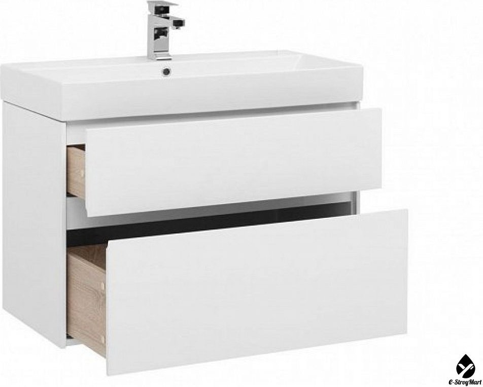 Aquanet Бруклин 85 белый глянец