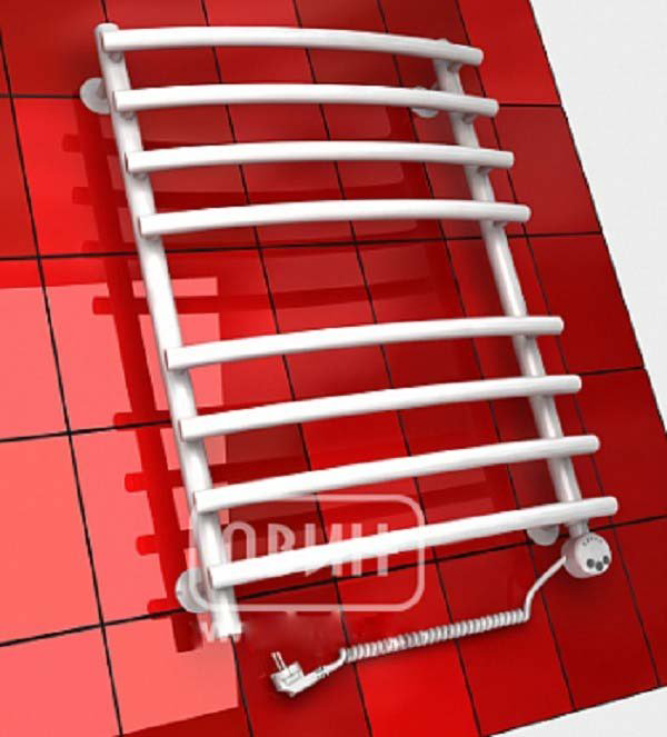Полотенцесушитель ДВИН R primo electro 80/50 1"-3/4"-1/2" Электрический ТЭН слева Белый