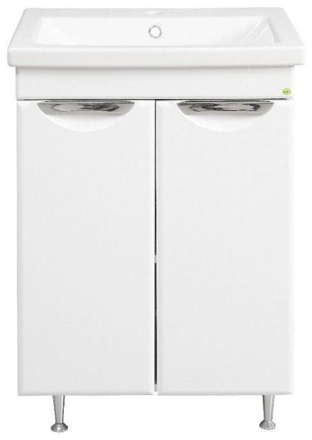 Тумба с раковиной Vako Нико 70 66.5x82x43.5см белый купить,NaN