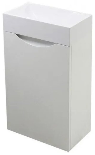Тумба с раковиной Kabinka.kz Mini 40 ФР-00010478 40x60.7x22см белый купить,NaN