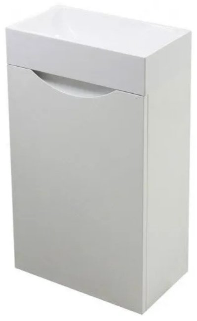 Тумба с раковиной Kabinka.kz Mini 40 ФР-00010478 40x60.7x22см белый купить,NaN