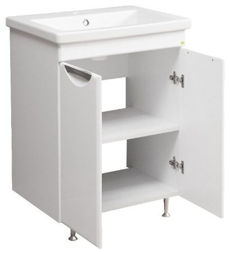 Тумба с раковиной Vako Нико 70 66.5x82x43.5см белый купить,NaN