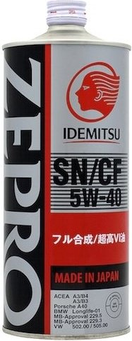 Моторное масло Синтетическое IDEMITSU Zepro Euro Spec 5W-40 1 л