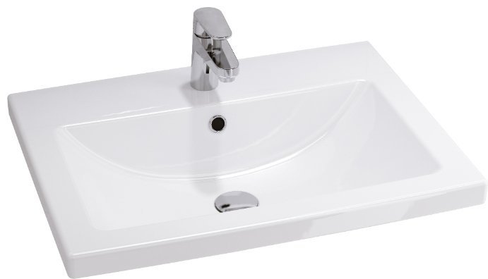Тумба с раковиной Kabinka.kz Флора Cомо 600Т 78x82x40.9см белый купить,NaN
