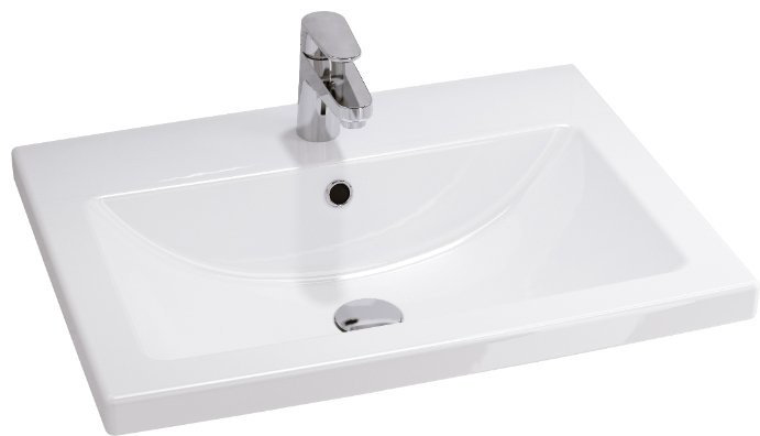 Тумба с раковиной Kabinka.kz Флора Cомо 600Т 78x82x40.9см белый купить,NaN