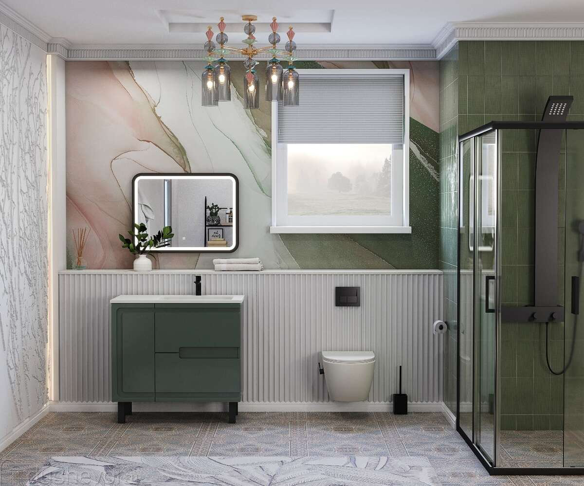 Тумба без раковины KABINKA.KZ TA-MBC-90PR(R)-grigio verde, 89.4x68.2x44.7 см, зеленый - ForteMarket Тумба без раковины KABINKA.KZ TA-MBC-90PR(R)-grigio verde, 89.4x68.2x44.7 см, зеленый купить,NaN