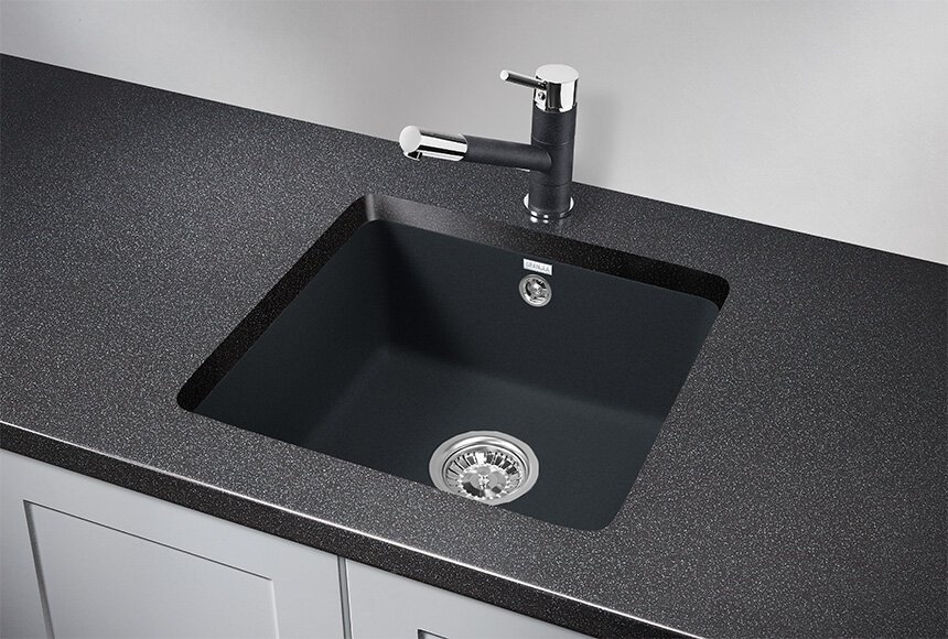 Кухонная мойка GRANULA 3601 подстольная 45.5х41.5х17 см, кварцевый песок - ForteMarket Кухонная мойка GRANULA 3601 подстольная 45.5х41.5х17 см, кварцевый песок купить,0