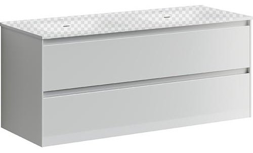 Тумба без раковины KABINKA.KZ CN120-2W, 119x50x45 см, белый