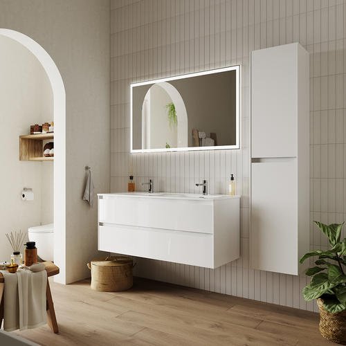 Тумба без раковины KABINKA.KZ CN120-2W, 119x50x45 см, белый