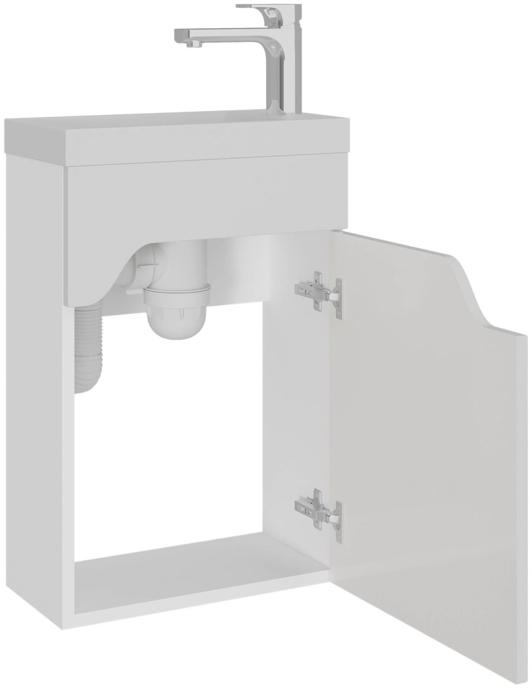 Тумба с раковиной AVK ТН1д400 Азалия 40x47x20см белый купить,NaN