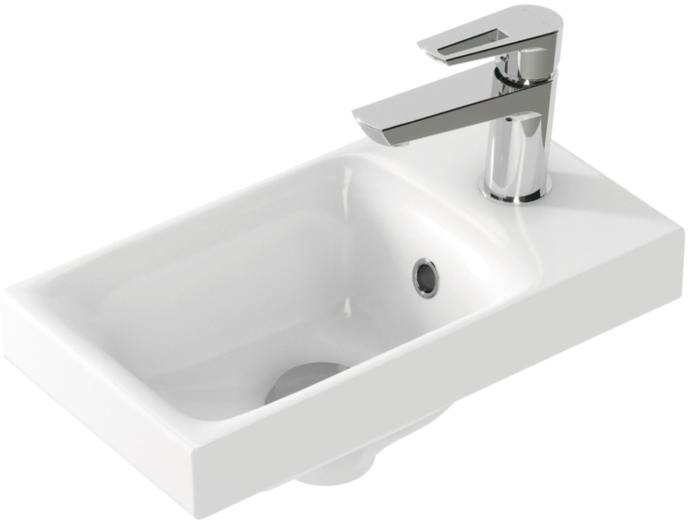 Тумба с раковиной AVK ТН1д400Азалия, 40x47x20 см, белый