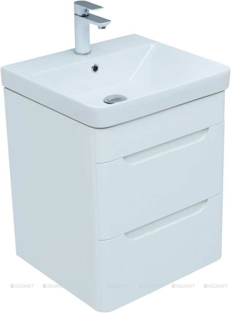 Тумба с раковиной Aquanet София K0000078187, 60x63x45 см, белый