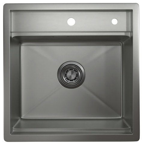 Кухонная мойка GRANULA KITCHEN SPACE KS-5051 врезная 50х51х23.5 см, нержавеющая сталь