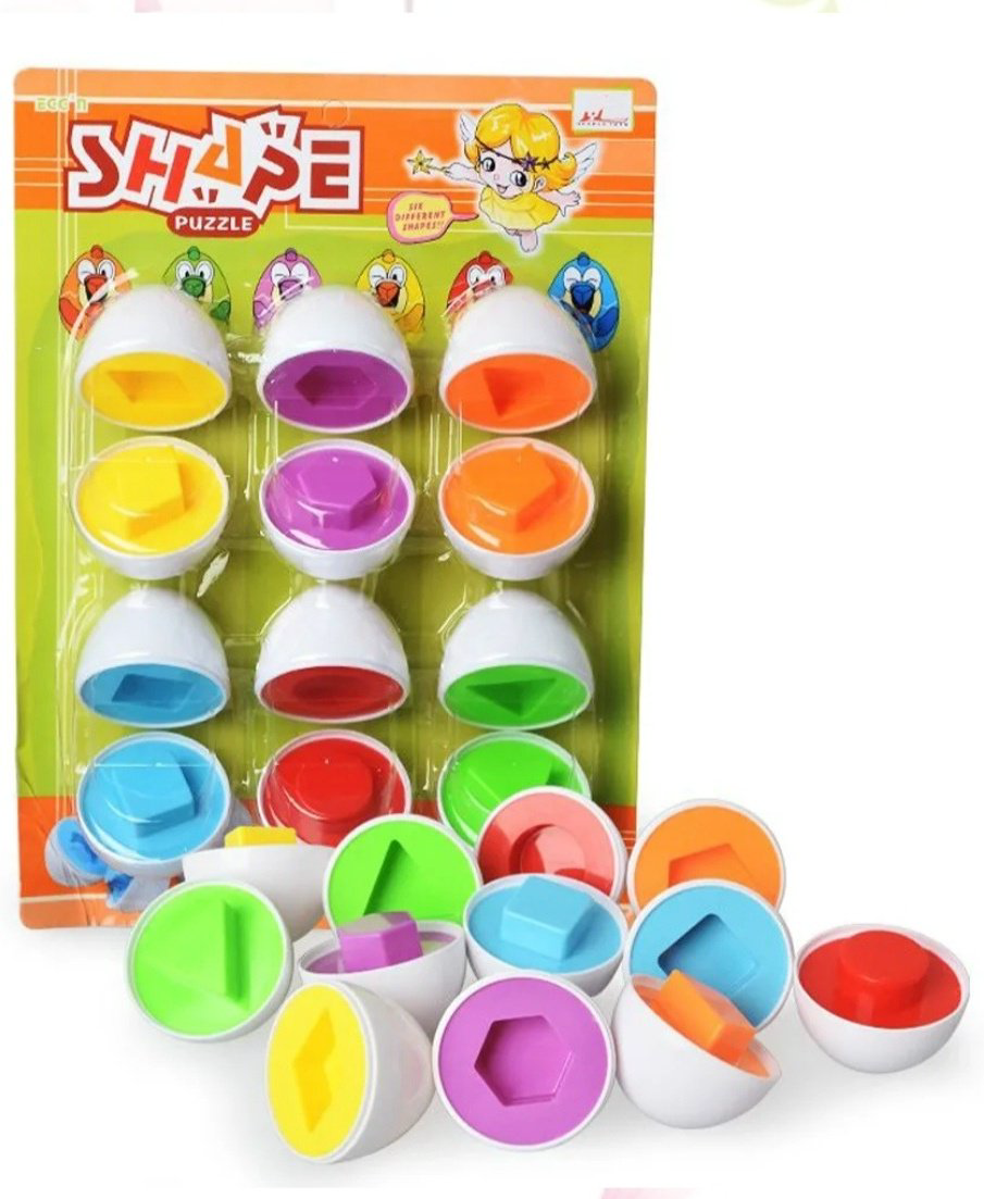 Развивающая игрушка-сортер Shapes puzzle Яйцо