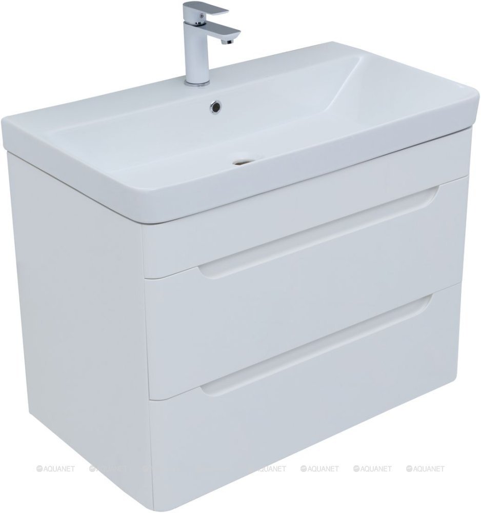 Тумба с раковиной Aquanet София K0000078188 80x63x45 см белый купить,NaN