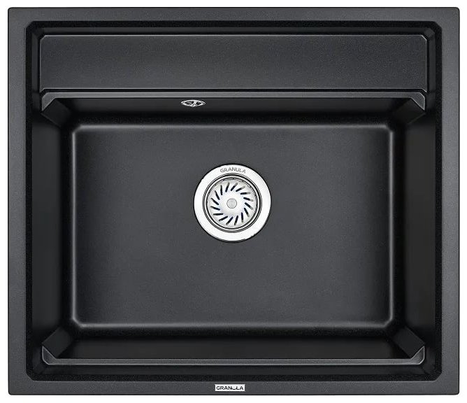 Кухонная мойка GRANULA KS-6003 врезная 60х51х23 см, кварцевый песок, тон турмалин