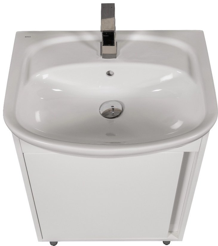 Тумба с раковиной AQUARODOS TERRA 55, 55x85x45 см, белый