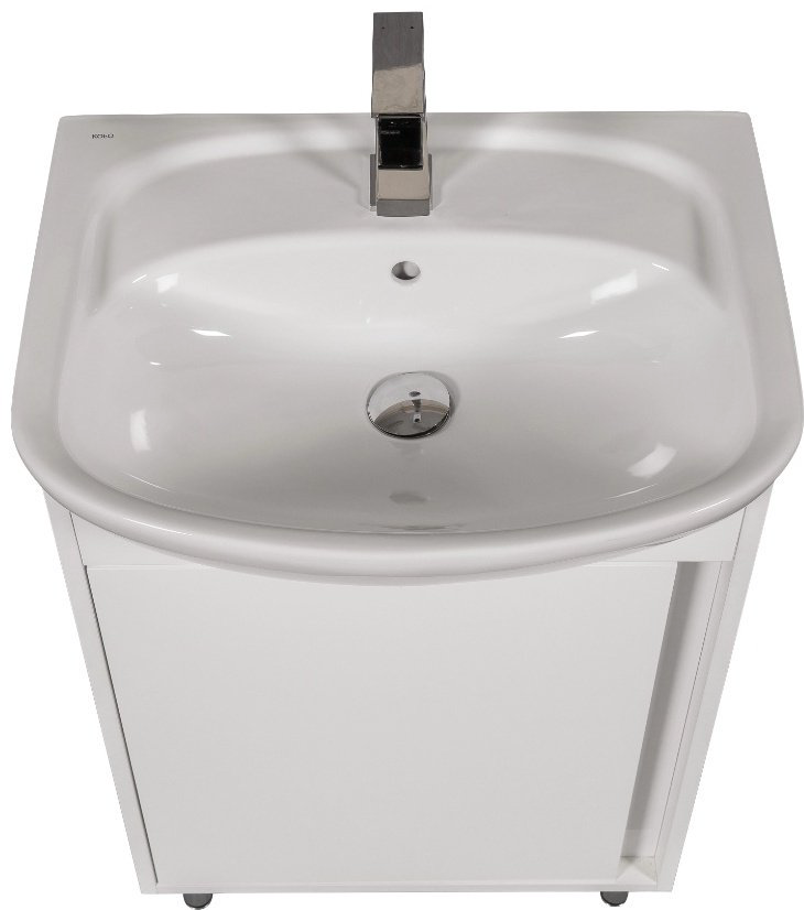 Тумба с раковиной AQUARODOS TERRA 55, 55x85x45 см, белый купить,NaN