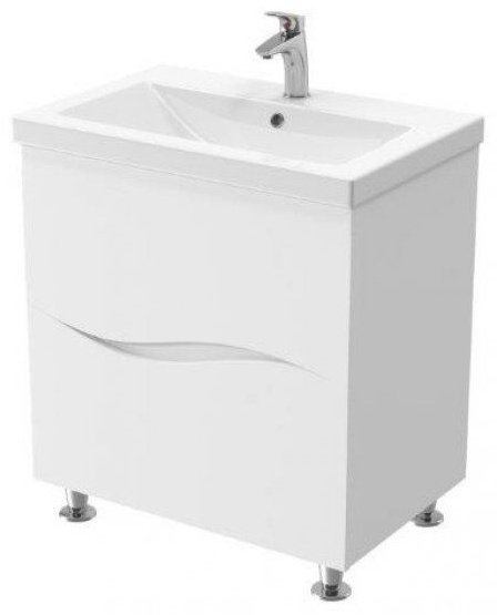 Тумба с раковиной Aquarodos Альфа 70x85x45см белый купить,NaN