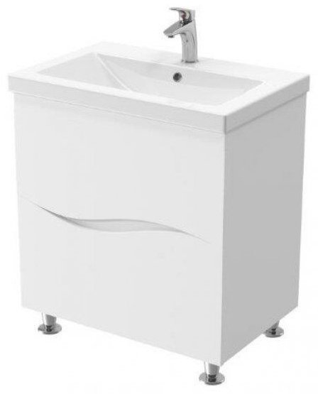 Тумба с раковиной Aquarodos Альфа 70x85x45см белый купить,NaN