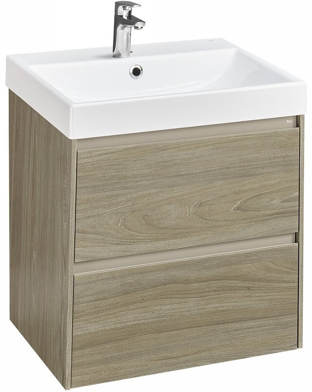 Тумба с раковиной Roca A857613511, 60x64.5x46 см, коричневый купить,NaN