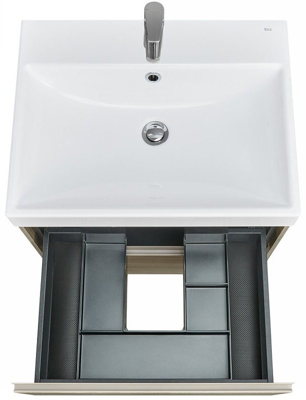 Тумба с раковиной Roca A857613511, 60x64.5x46 см, коричневый