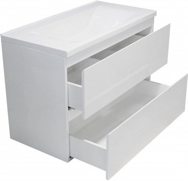 Тумба с раковиной KABINKA.KZ Bali, 80.2x60.7x44.6 см, белый