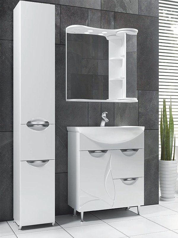 Тумба с раковиной Kabinka.kz Callao 70 71.5x84x45см белый купить,NaN